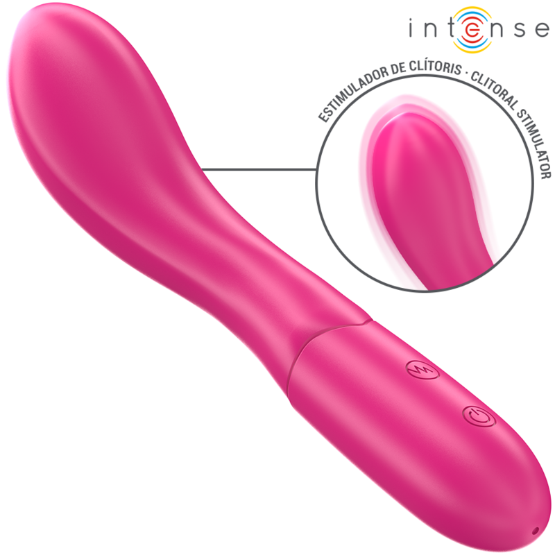 INTENSE - LISETTE VIBRATOR 19 CM FLEXIBLE 10 VIBRATIONS PINK - NOCTURNA DESIRES