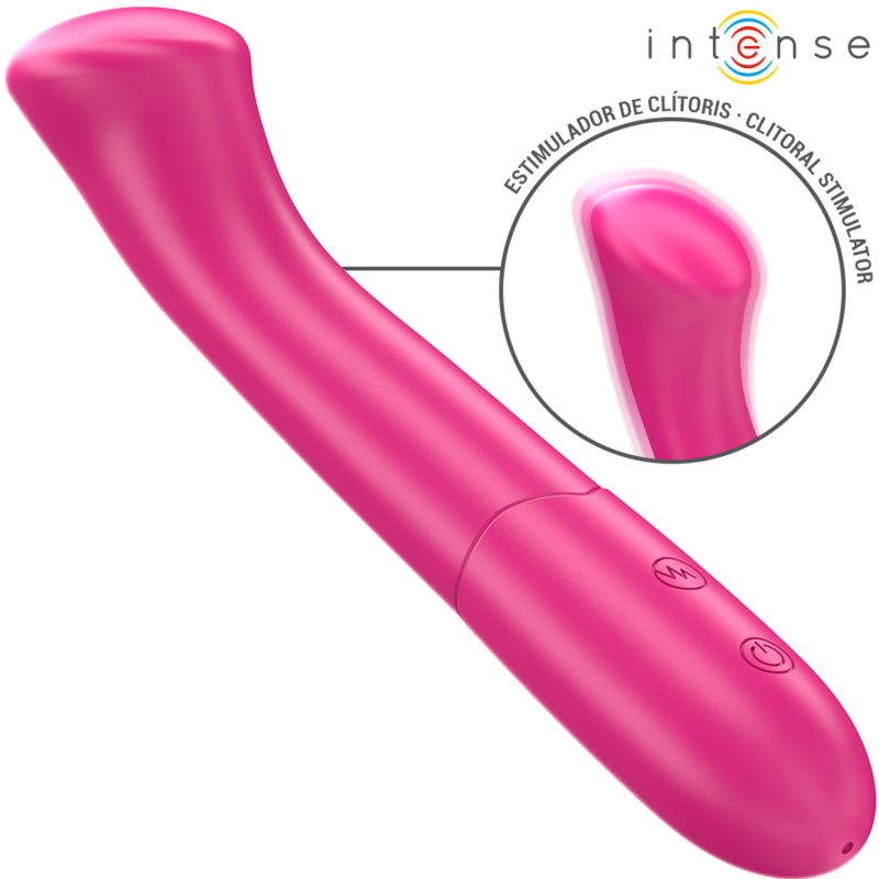 INTENSE - PATY VIBRATOR 19 CM FLEXIBLE 10 VIBRATIONS MODEL 2 PINK - NOCTURNA DESIRES
