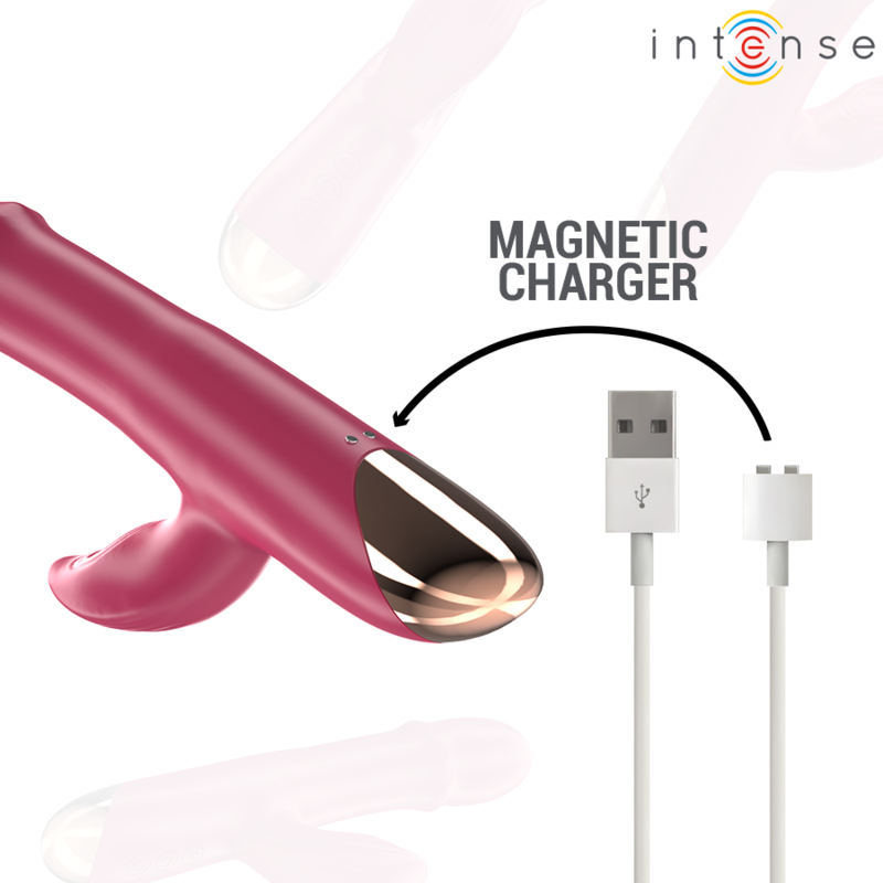 INTENSE - CHLOE MULTIFUNCTION VIBRATOR 3 IN 1 RED - NOCTURNA DESIRES