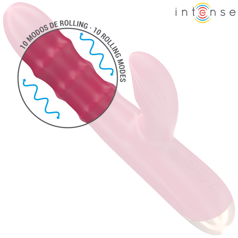 INTENSE - CHLOE MULTIFUNCTION VIBRATOR 3 IN 1 RED - NOCTURNA DESIRES