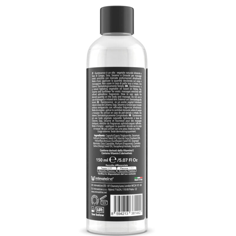 INTIMATELINE LUXURIA - MASSAGE OIL SUGAR CLOUD 150 ML - NOCTURNA DESIRES