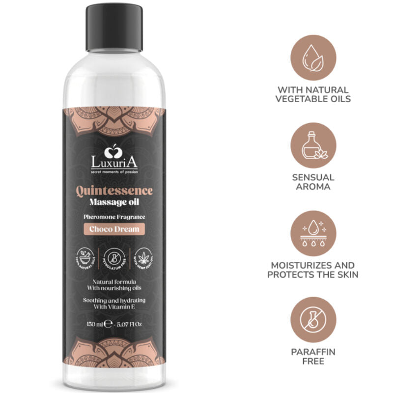 INTIMATELINE LUXURIA - MASSAGE OIL CHOCOLATE 150 ML - NOCTURNA DESIRES