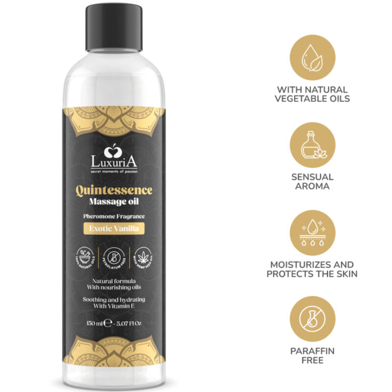 INTIMATELINE LUXURIA - ACEITE DE MASAJES VAINILLA EXOTIC 150 ML - NOCTURNA DESIRES
