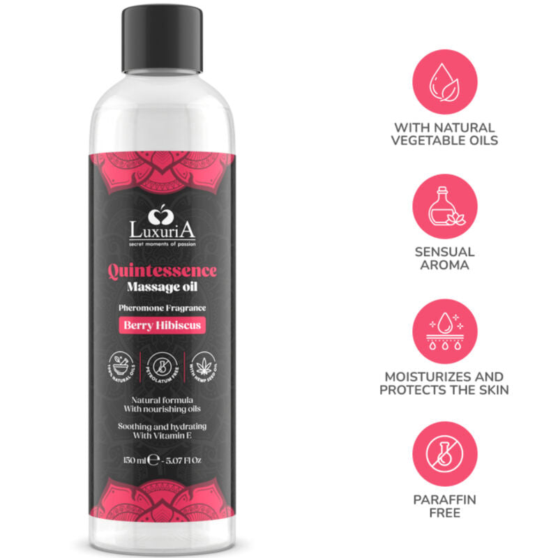INTIMATELINE LUXURIA - MASSAGE OIL BERRY 150 ML - NOCTURNA DESIRES