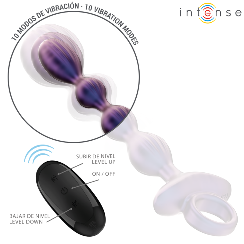 INTENSE - JACKIE VIBRATING ANAL PLUG MODEL 1 REMOTE CONTROL - NOCTURNA DESIRES