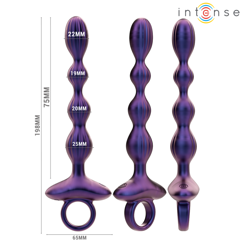 INTENSE - JACKIE VIBRATING ANAL PLUG MODEL 1 REMOTE CONTROL - NOCTURNA DESIRES