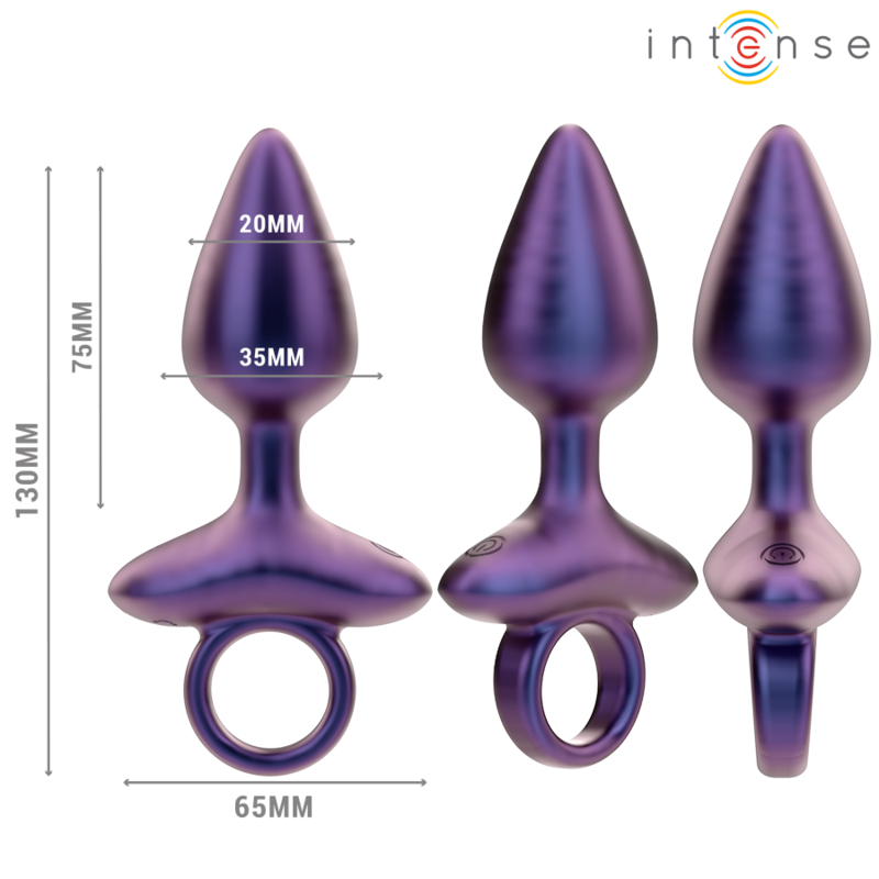 INTENSE - MICHAEL VIBRATING ANAL PLUG MODEL 2 REMOTE CONTROL - NOCTURNA DESIRES