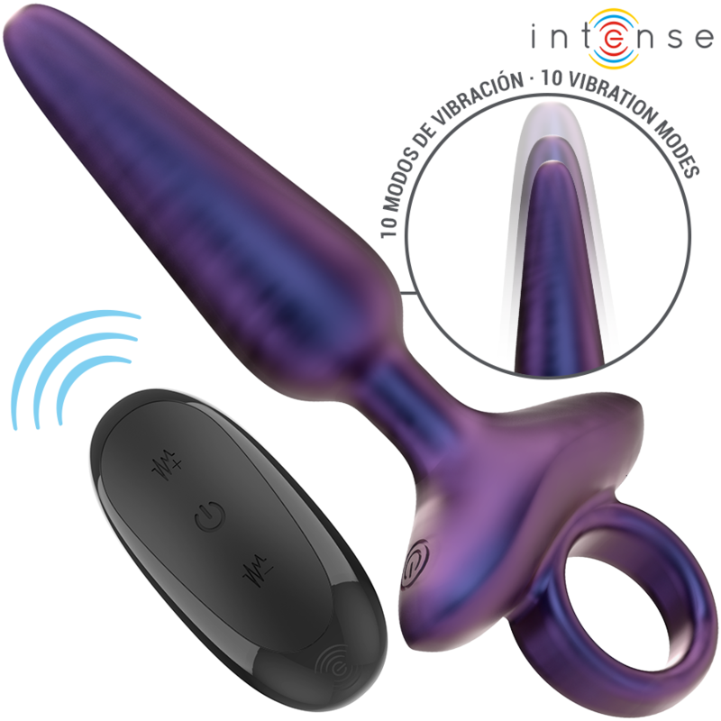INTENSE - MARLON VIBRATING ANAL PLUG MODEL 4 REMOTE CONTROL - NOCTURNA DESIRES