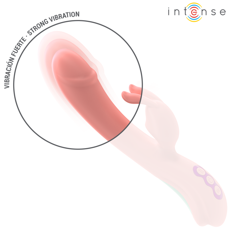 INTENSE - RACHEL RABBIT VIBRATOR 5 VIBRATIONS PINK - NOCTURNA DESIRES