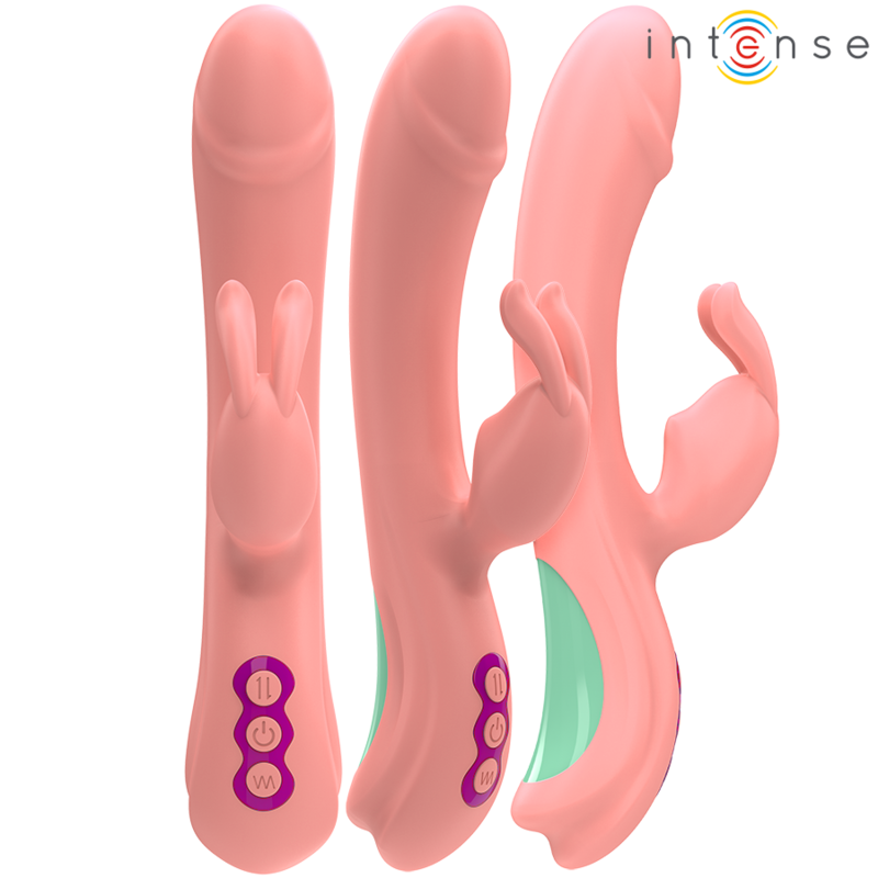 INTENSE - RACHEL RABBIT VIBRATOR 5 VIBRATIONS PINK - NOCTURNA DESIRES