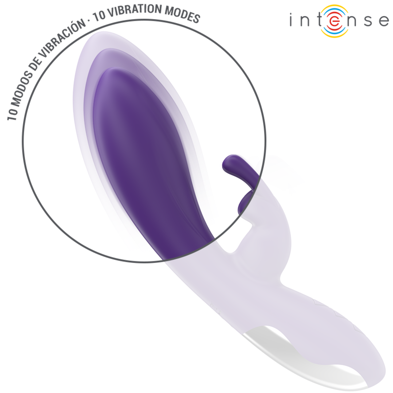 INTENSE - RANDALL RABBIT VIBRATOR 10 VIBRATIONS PURPLE - NOCTURNA DESIRES