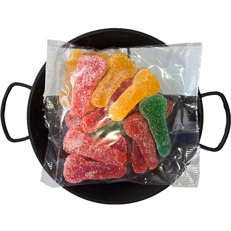 DIABLO PICANTE - CHEWABLE SUGAR CANDIES IN PENIS SHAPE IN DIFFERENT FLAVORS - NOCTURNA DESIRES