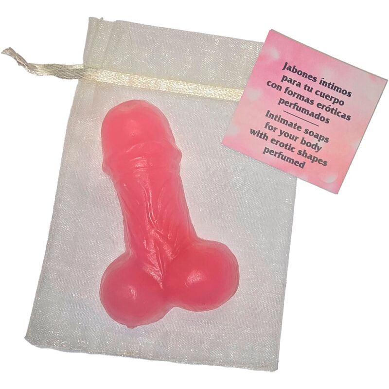 DIABLO PICANTE - PENIS SHAPED PERFUMED SOAP PINK - NOCTURNA DESIRES