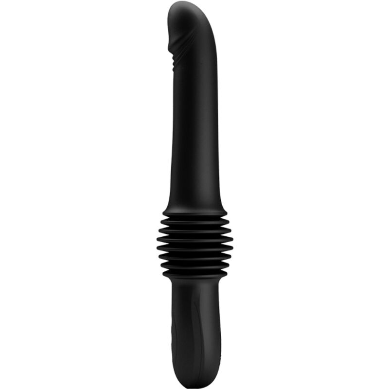 PRETTY LOVE - PAZUZU VIBRATOR 3 THRUST MODES BLACK - NOCTURNA DESIRES