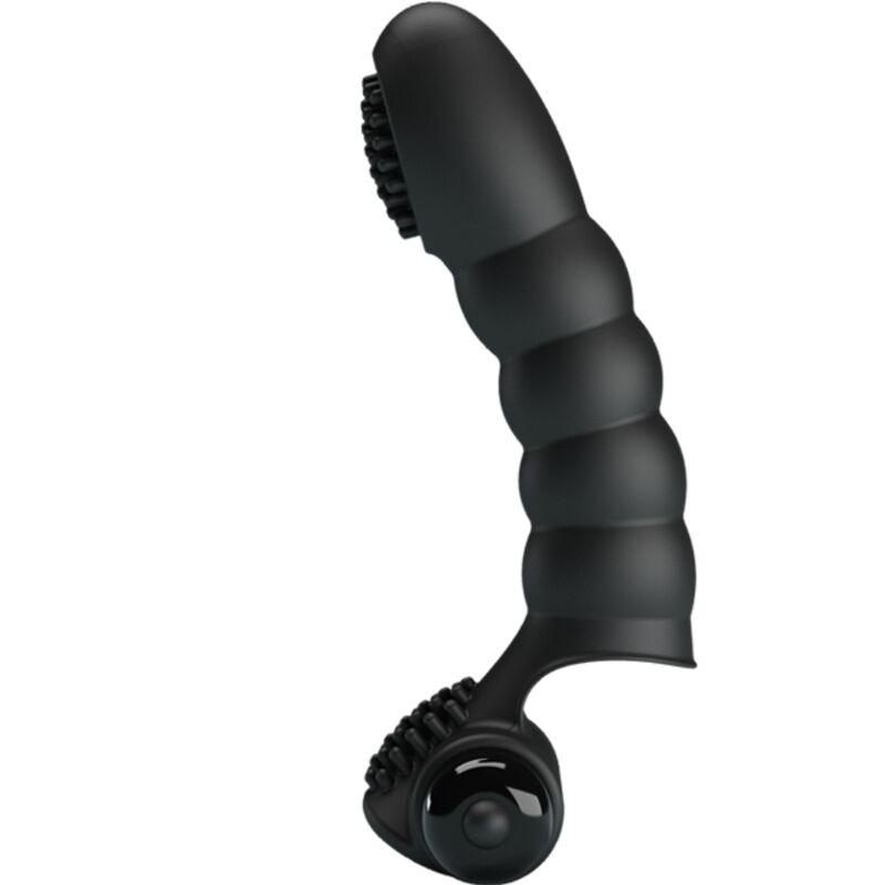 PRETTY LOVE - ALEXANDER FINGER VIBRATOR 10 VIBRATIONS BLACK - NOCTURNA DESIRES