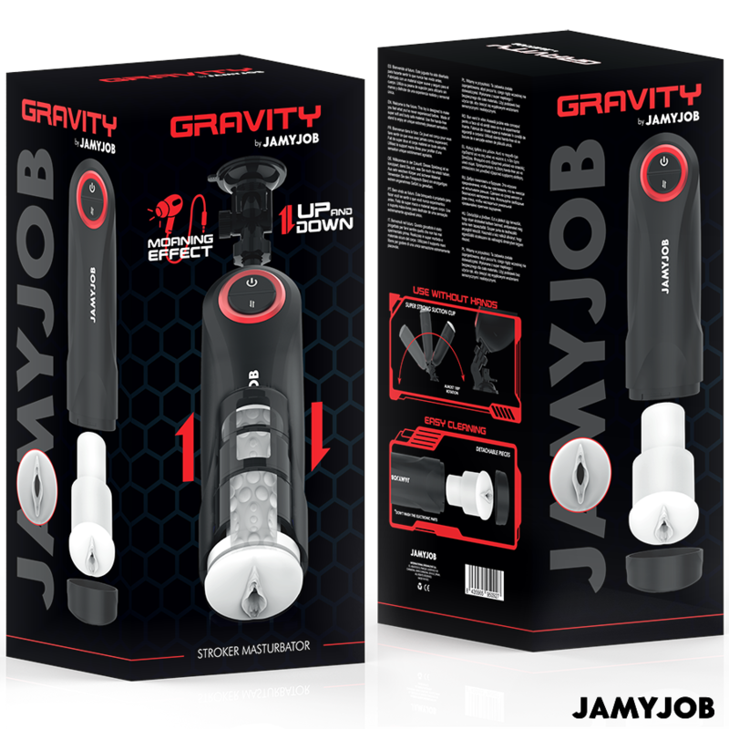JAMYJOB - GRAVITY AUTOMATIC VAGINA MASTURBATOR 5 THRUSTING MODES AND SOUND EFFECT - NOCTURNA DESIRES