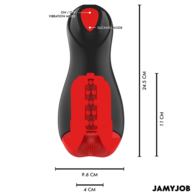 JAMYJOB - CORE-X AUTOMATIC MASTURBATOR 5 SUCTION AND VIBRATION MODES - NOCTURNA DESIRES
