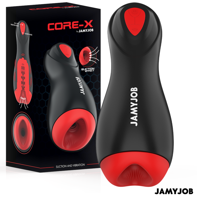 JAMYJOB - CORE-X AUTOMATIC MASTURBATOR 5 SUCTION AND VIBRATION MODES - NOCTURNA DESIRES