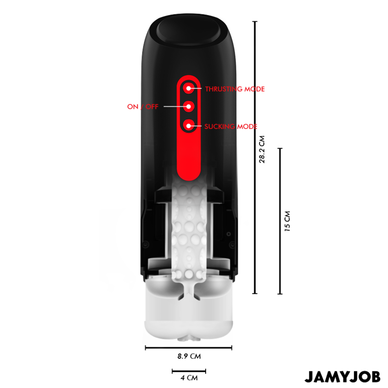 JAMYJOB - PHANTOM AUTOMATIC VAGINA MASTURBATOR 5 SUCTION AND THRUST MODES - NOCTURNA DESIRES