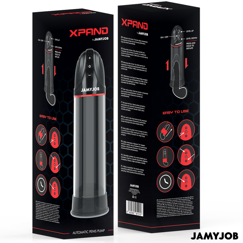 JAMYJOB - XPAND AUTOMATIC PUMP 3 SUCTION LEVELS GREY - NOCTURNA DESIRES