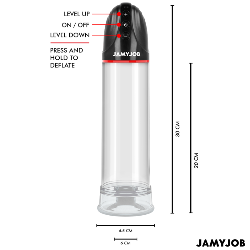JAMYJOB - XPAND AUTOMATIC PUMP 3 SUCTION LEVELS GREY - NOCTURNA DESIRES