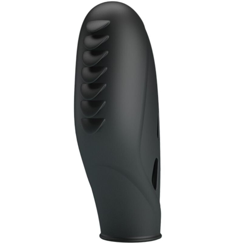 PRETTY LOVE - GILO SILICONE FINGER VIBRATOR BLACK - NOCTURNA DESIRES