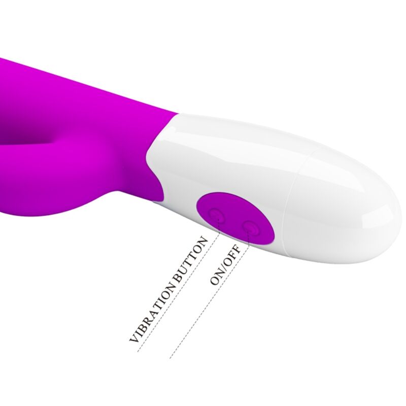 PRETTY LOVE - CENTAUR VIBRATOR RABBIT 30 VIBRATION MODES PURPLE - NOCTURNA DESIRES
