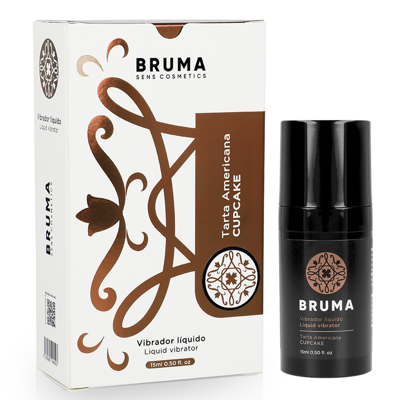 BRUMA - LIQUID VIBRATOR ULTRA SLIDING CUPCAKE 15 ML - NOCTURNA DESIRES