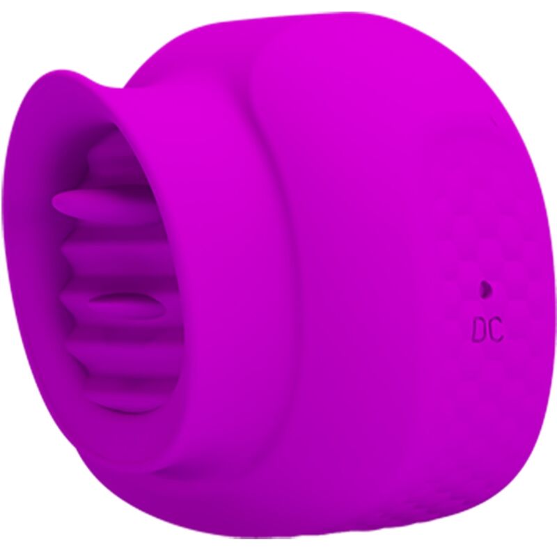 PRETTY LOVE - ESTELLE TONGUE CLITORIS STIMULATOR 12 VIBRATIONS PURPLE - NOCTURNA DESIRES