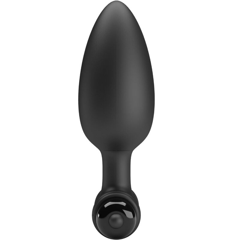 PRETTY LOVE - VIBRA BUTT PLUG 2 ANAL PLUG 10 VIBRATIONS BLACK - NOCTURNA DESIRES