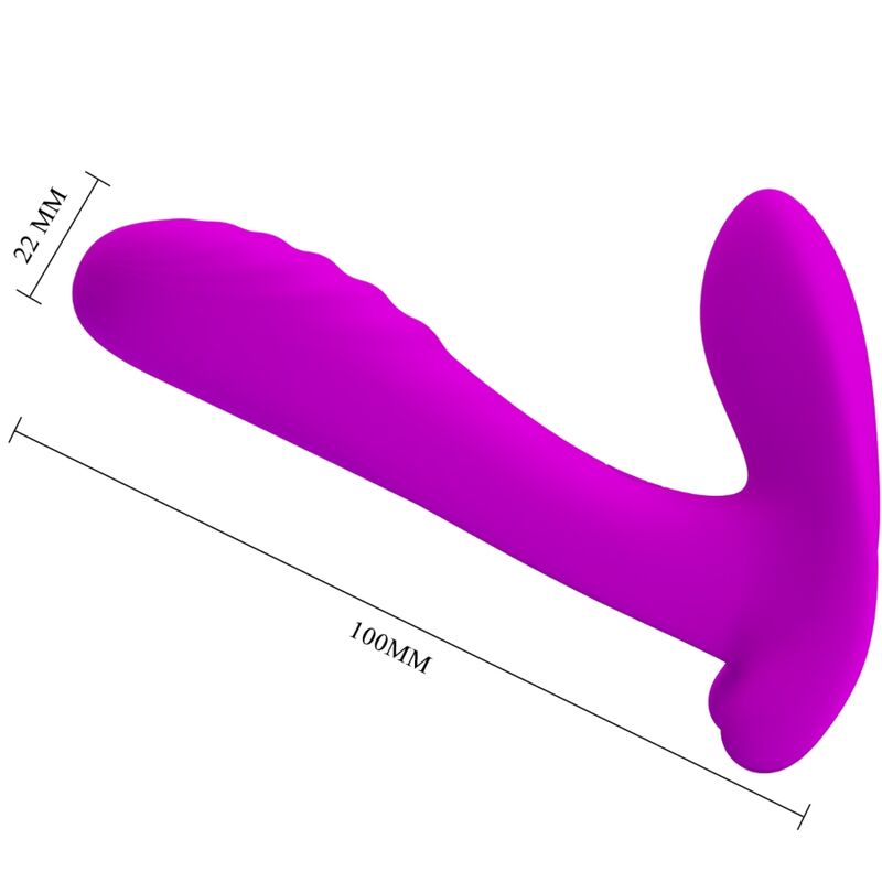 PRETTY LOVE - MASSAGER & VIBRATOR 12 VIBRATIONS REMOTE CONTROL PURPLE - NOCTURNA DESIRES