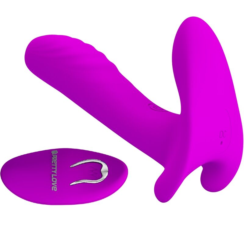 PRETTY LOVE - MASSAGER & VIBRATOR 12 VIBRATIONS REMOTE CONTROL PURPLE - NOCTURNA DESIRES