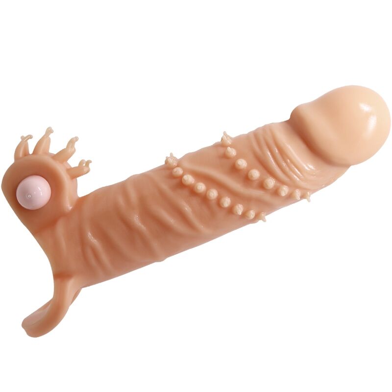 PRETTY LOVE - CONNOR PENIS SLEEVE + CLITORIS STIMULATOR FLESH - NOCTURNA DESIRES
