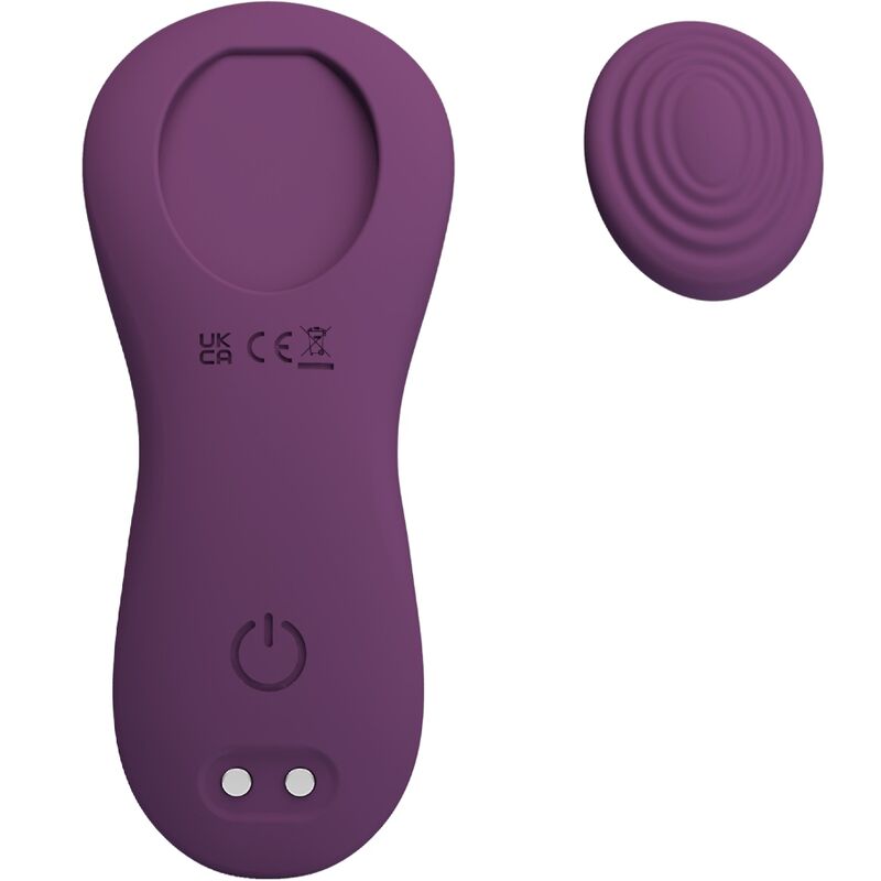PRETTY LOVE - MANE LAY ON CLITORIS MASSAGER 10 VIBRATIONS REMOTE CONTROL PURPLE - NOCTURNA DESIRES