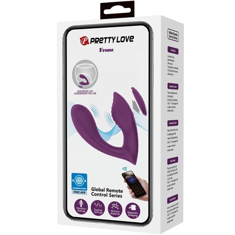 PRETTY LOVE - FRANZ MASSAGER AND VIBRATOR FREE APP PURPLE - NOCTURNA DESIRES