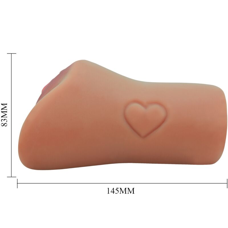 CRAZY BULL - SCARLET VAGINA AND ANUS DESIGN WITH A HEART FLESH - NOCTURNA DESIRES
