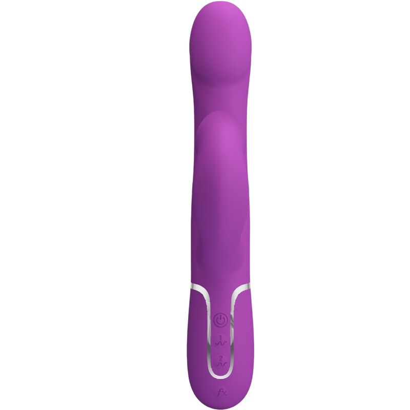 PRETTY LOVE - 4 IN 1 MULTIFUNCTION VIBRATOR & STIMULATOR PURPLE - NOCTURNA DESIRES