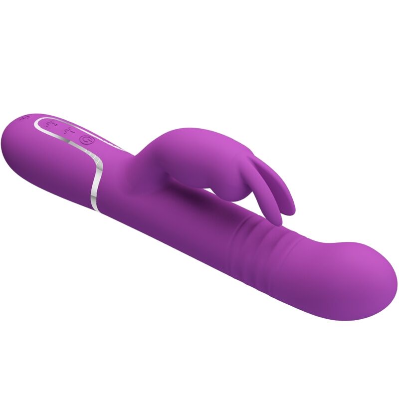 PRETTY LOVE - COALE 4 IN 1 MULTIFUNCTION RABBIT VIBRATOR  PURPLE - NOCTURNA DESIRES