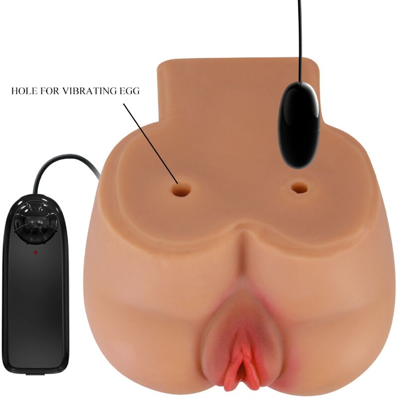 CRAZY BULL - KYLIE ASS VIBRATOR WITH REALISTIC VAGINA AND ANUS REMOTE CONTROL - NOCTURNA DESIRES