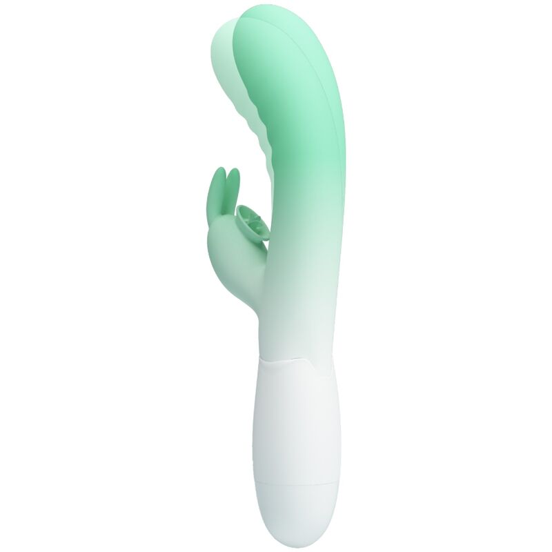 PRETTY LOVE - CERBERUS RABBIT VIBRATOR 3O VIBRATIONS GREEN - NOCTURNA DESIRES