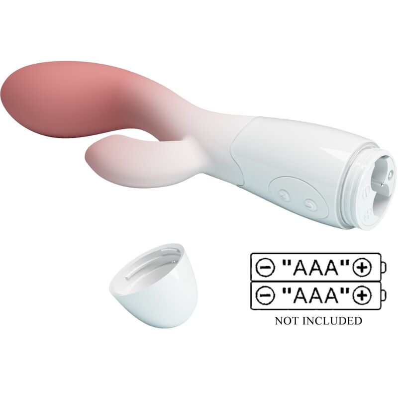PRETTY LOVE - BRIGHTY G-SPOT VIBRATOR + CLITORIS STIMULATOR 30 VIBRATIONS PINK - NOCTURNA DESIRES