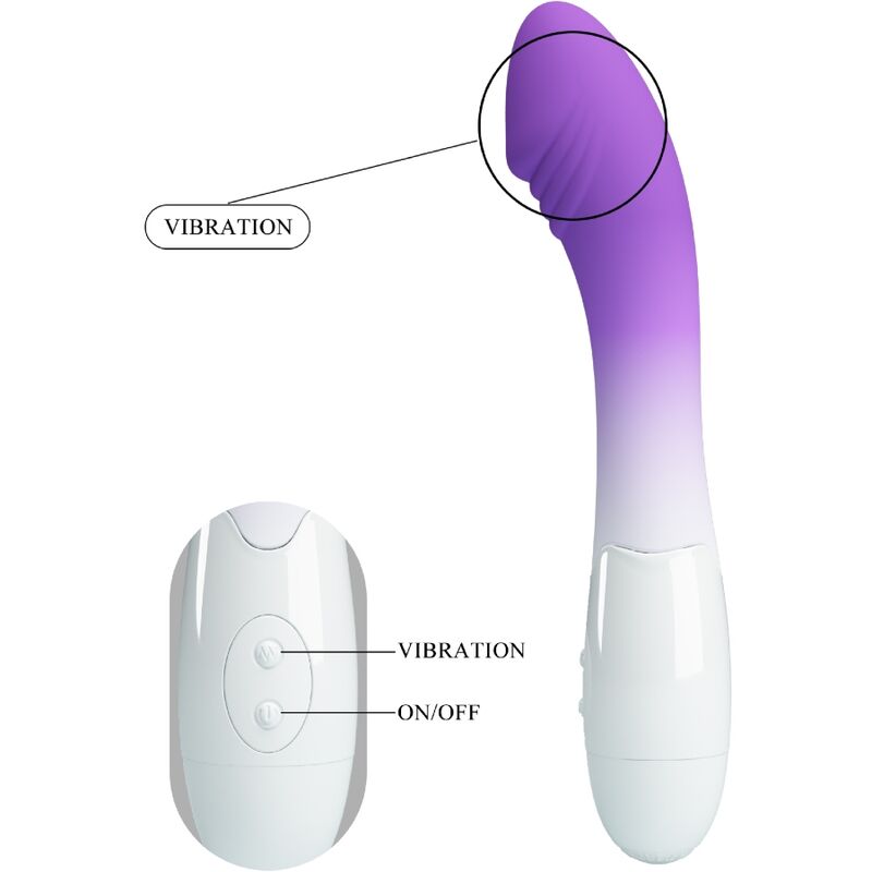 PRETTY LOVE - ELEMENTAL G-SPOT VIBRATOR 30 VIBRATIONS PURPLE - NOCTURNA DESIRES