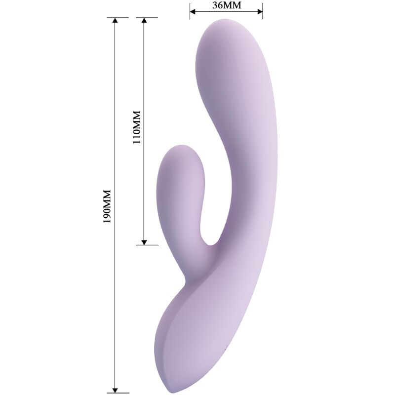 PRETTY LOVE - ROSOLYN RABBIT VIBRATOR 10 VIBRATIONS PURPLE - NOCTURNA DESIRES
