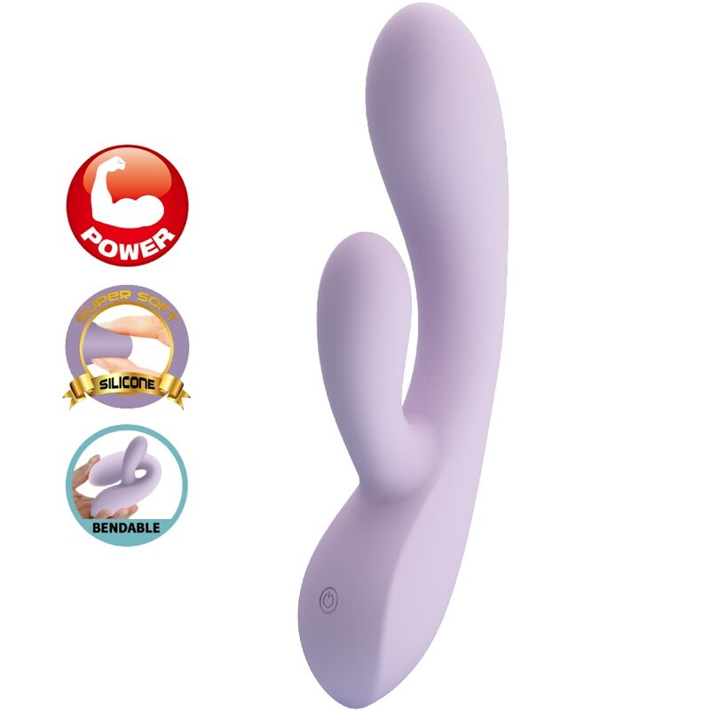 PRETTY LOVE - ROSOLYN RABBIT VIBRATOR 10 VIBRATIONS PURPLE - NOCTURNA DESIRES