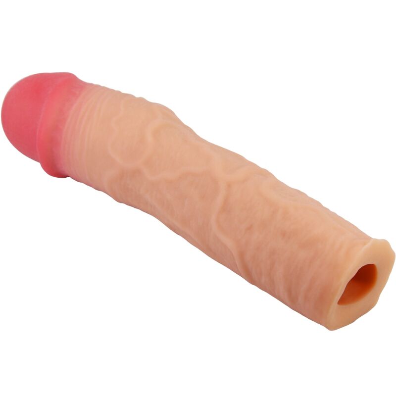 PRETTY LOVE - STEVENSON PENIS SLEEVE WITH 7.6 CM EXTENSION FLESH - NOCTURNA DESIRES