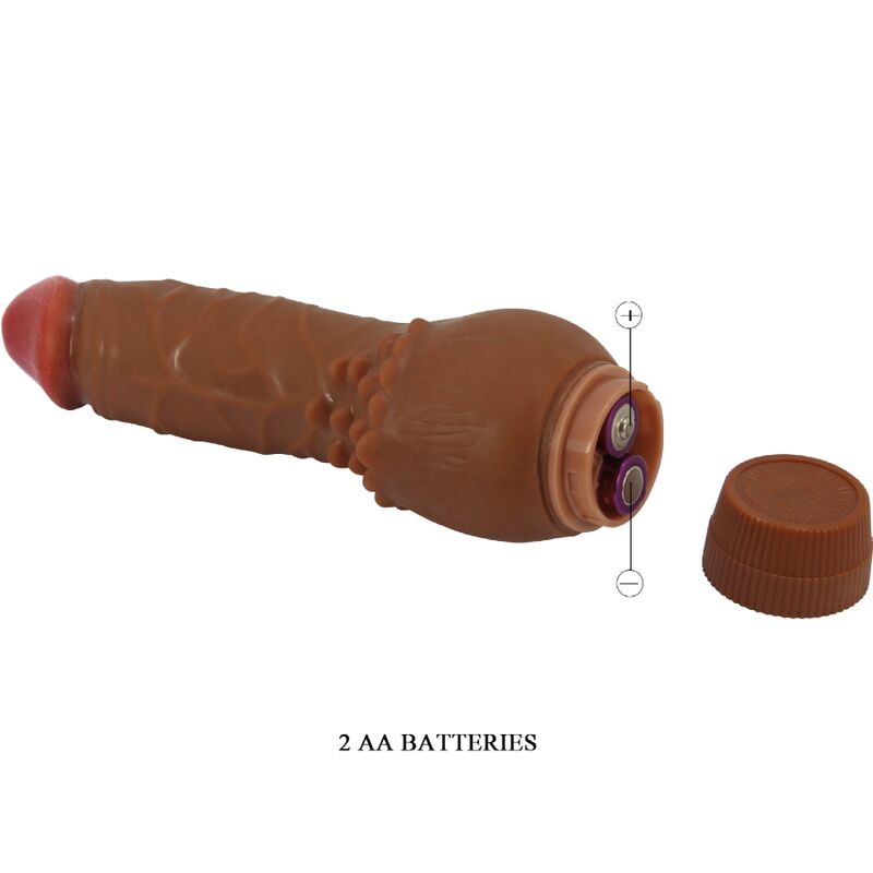 BAILE - BARBARA REALISTIC VIBRATOR 19.5 CM MULATTO - NOCTURNA DESIRES
