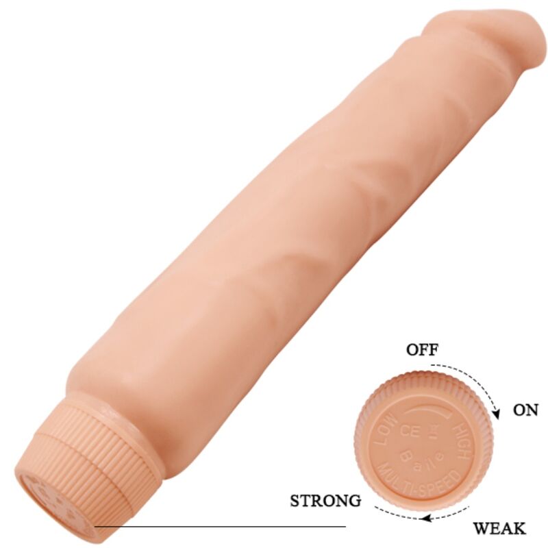 BAILE - JACK REALISTIC VIBRATOR 26 CM FLESH - NOCTURNA DESIRES