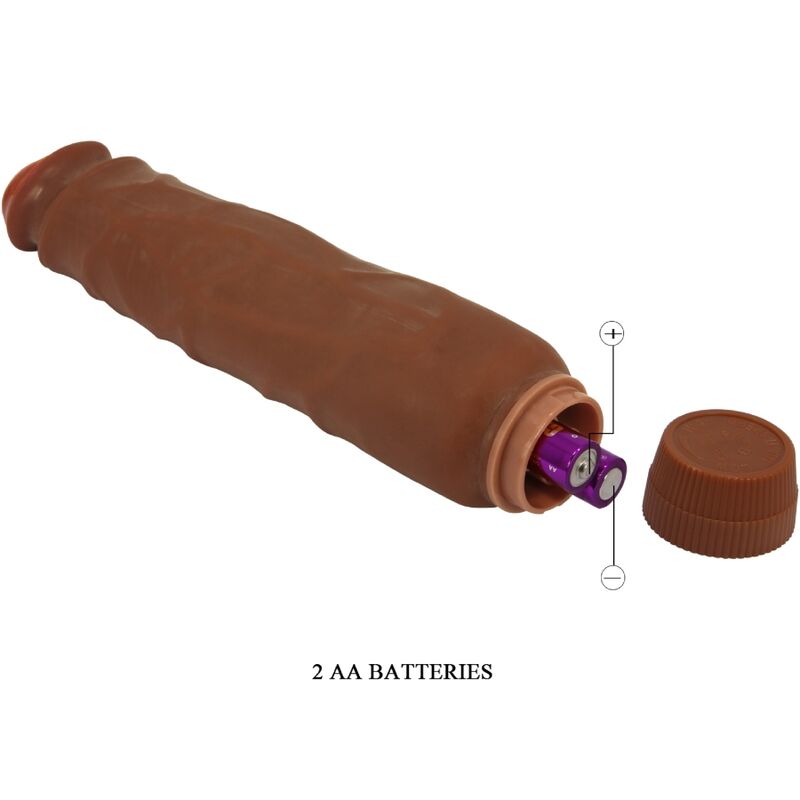 BAILE - JACK REALISTIC VIBRATOR 26 CM MULATTO - NOCTURNA DESIRES