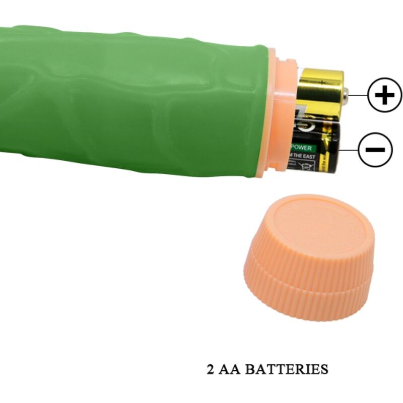 BAILE - BILL REALISTIC VIBRATOR 22.5 CM GREEN - NOCTURNA DESIRES