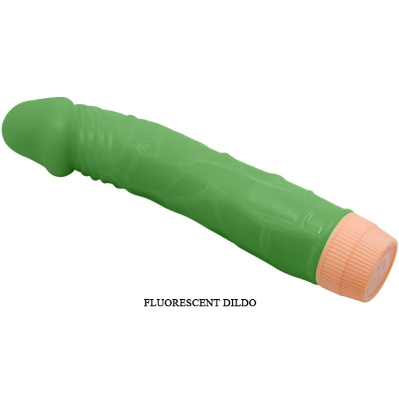 BAILE - BILL REALISTIC VIBRATOR 22.5 CM GREEN - NOCTURNA DESIRES
